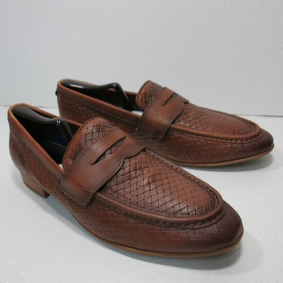 Vince Camuto Oil Tanned Strap Leather Dress Fashion Loafers Footwear Men\'s 10 main image 4